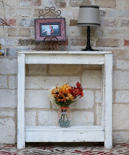 White Entry Console Table | Zulily