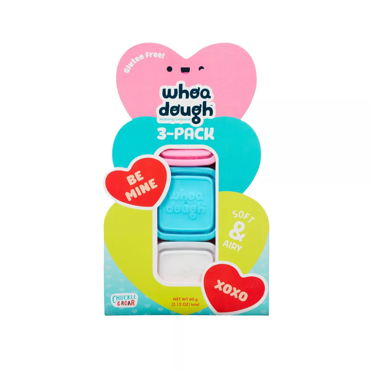 Chuckle & Roar Whoa Valentines Modeling Dough - 3pk | Target