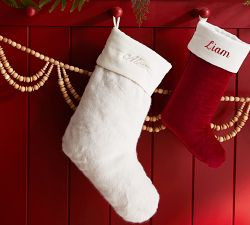 Faux Fur Alpaca Stocking | Pottery Barn (US)