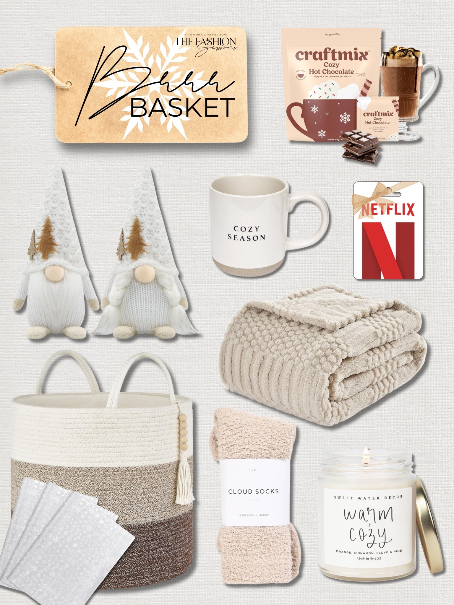 🤎 Cozy neutral Brrr Basket gift ideas! 

#LTKGiftGuide #LTKSeasonal #LTKFindsUnder50