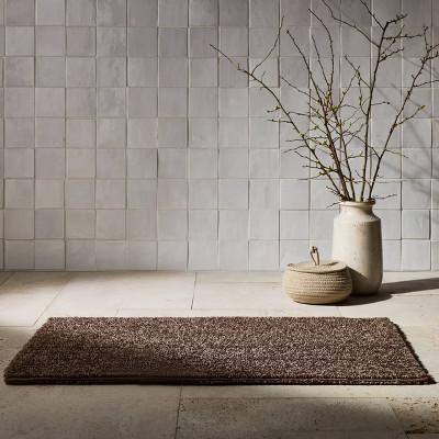 21"x34" Organic Melange Reversible Bath Rug Brown - Casaluna\u2122 | Target