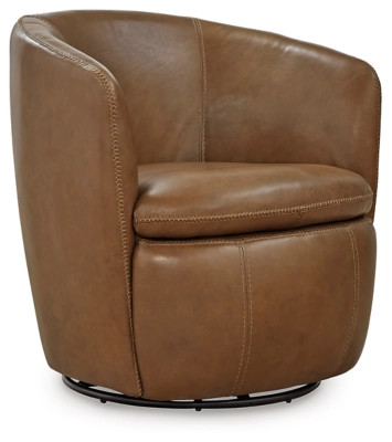 Kierreys Leather Swivel Chair | Ashley Homestore