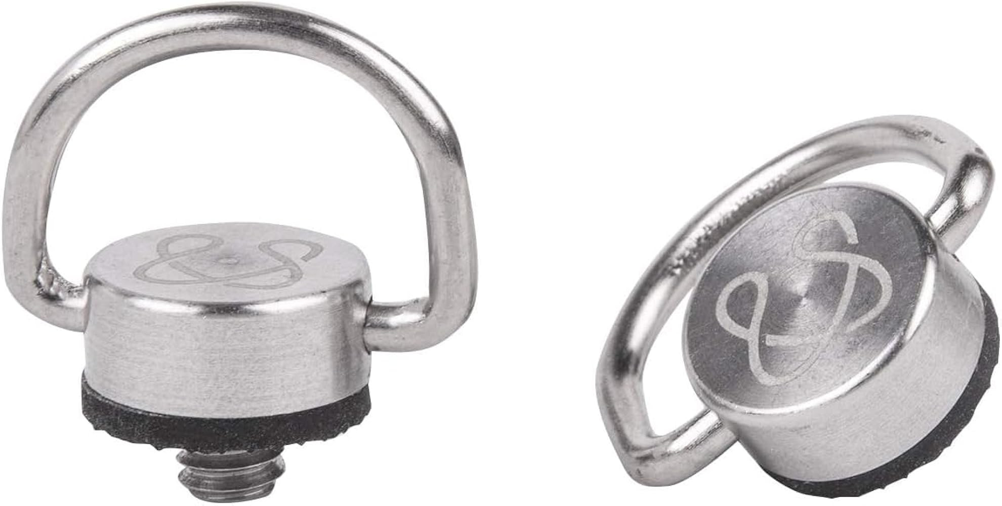 Stainless Steel D Ring Screw Adapter for Camera Strap, Fixing Screw Camera Carabiner Clip for Qui... | Amazon (US)