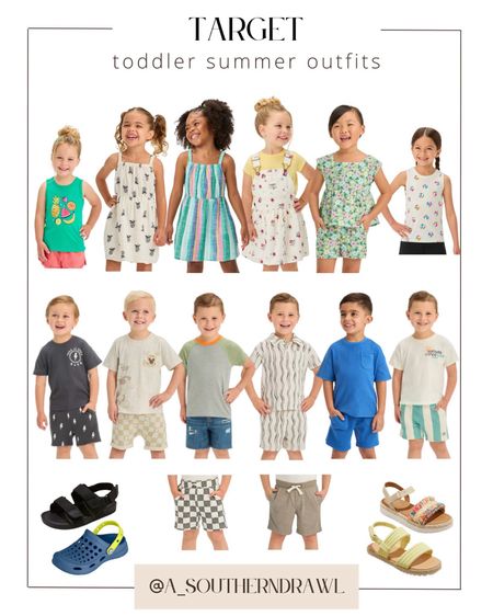 Target summer toddler outfits - summer clothes for toddler - toddler girl clothes - everyday toddler clothes - toddler boy clothes 

#LTKKids #LTKSeasonal #LTKStyleTip