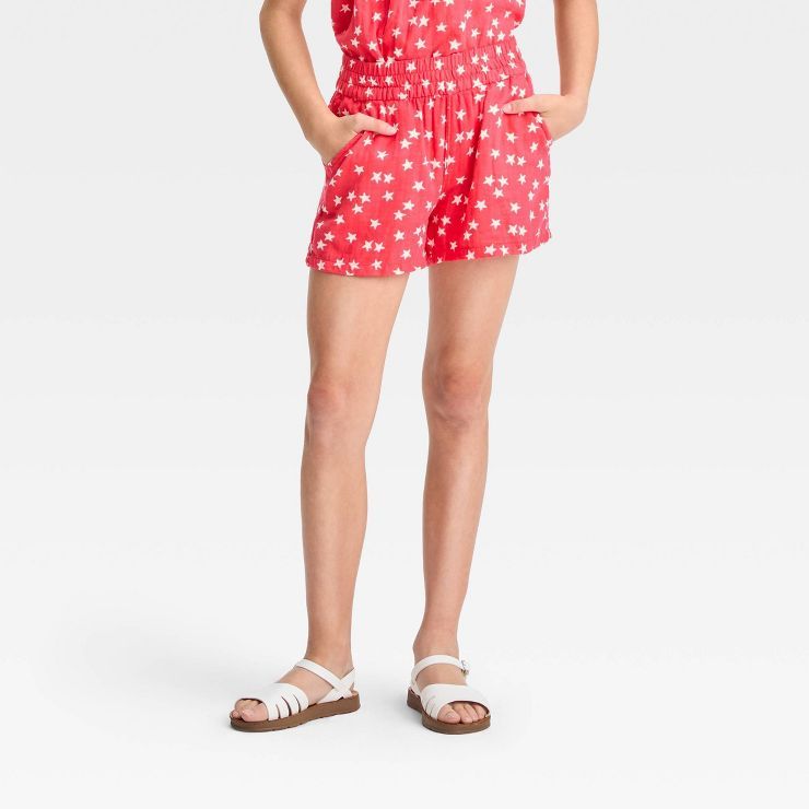 Girls' Gauze Smocked Waist Shorts - Cat & Jack™ | Target