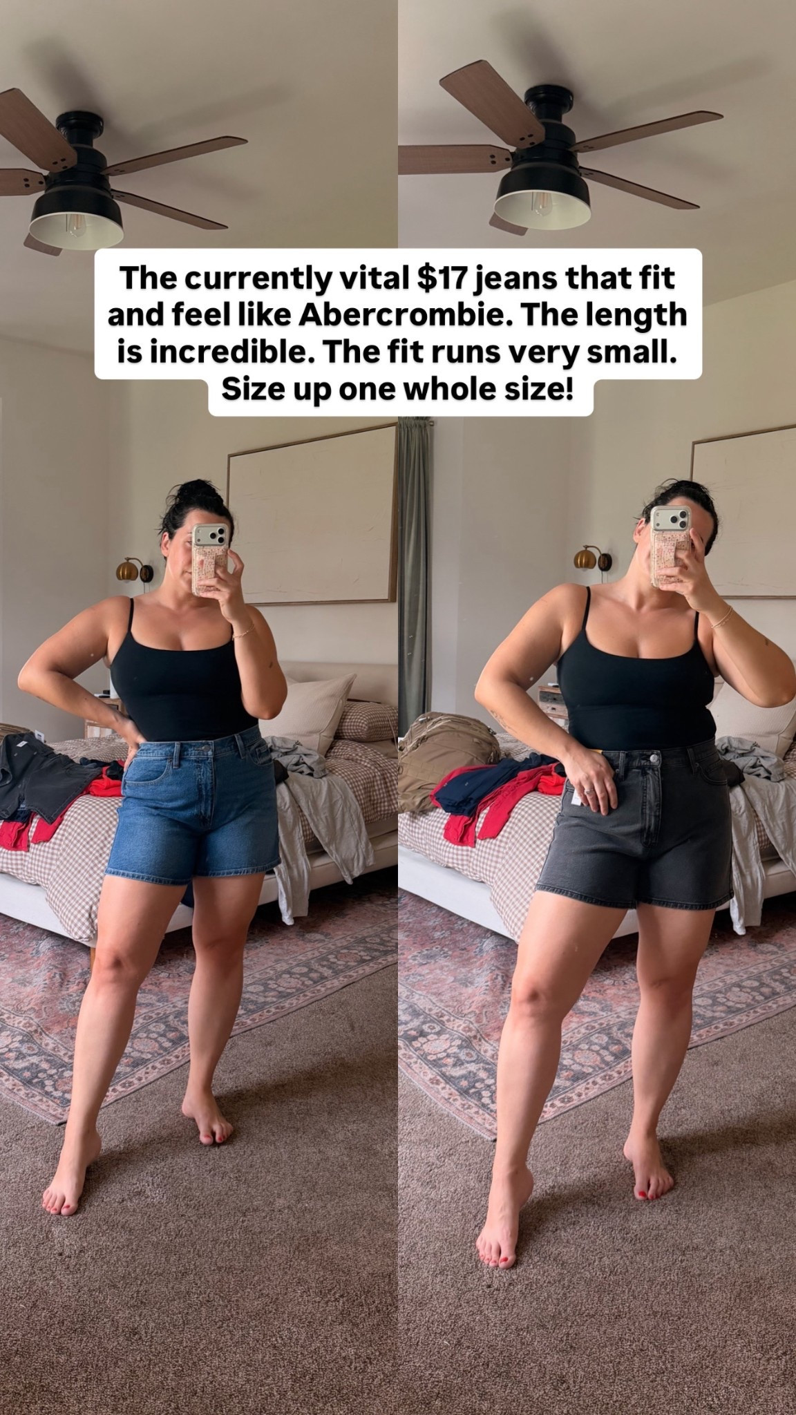 I did a size 12 and they’re smoothing and snug in the front and gap a tiny bit in the back. I wouldn’t go up anymore sizes but definitely size up from your normal. 