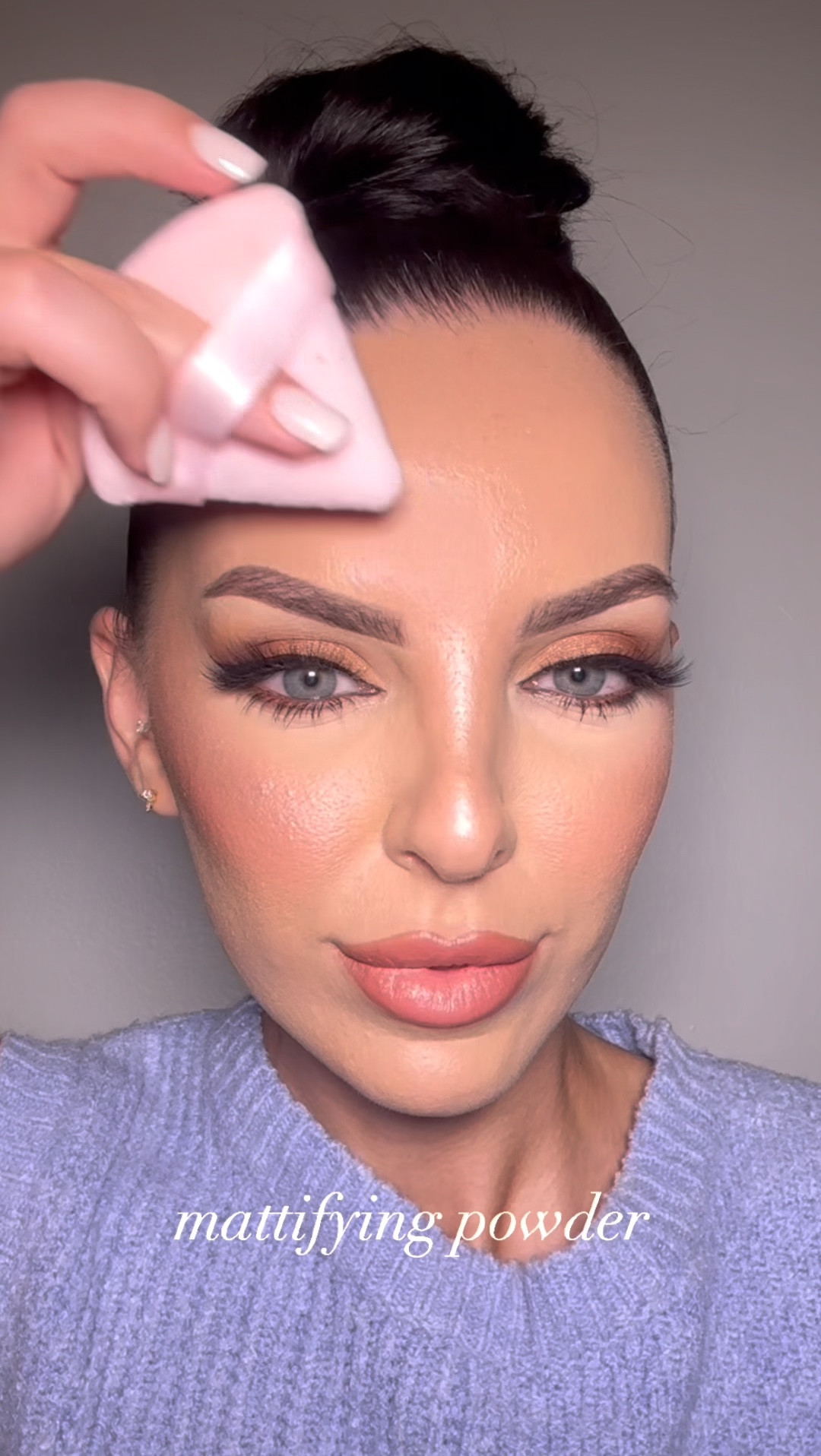 Matte powder alert! This Gucci beauty powder is one of my favorites for an all over matte finish + touch ups later on in the day. I use it with a triangle powder puff to get in the corners and creases of the face! Make sure to pick your shade! 

#LTKbeauty #LTKVideo #LTKSeasonal