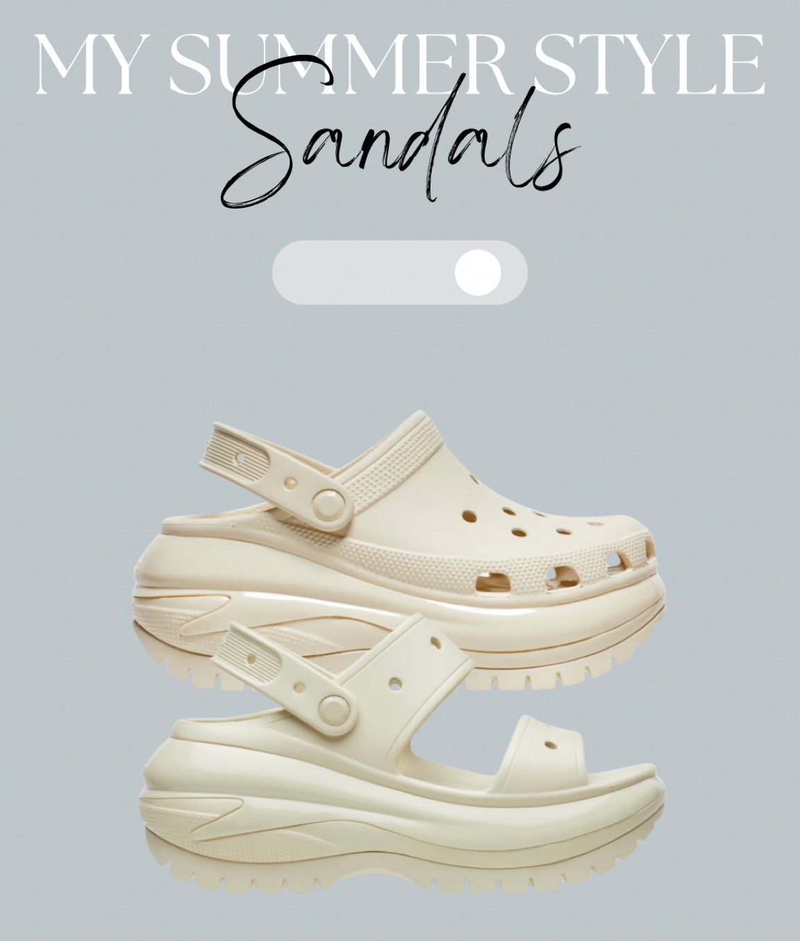 Platform sandals

#ltkfindsunder100 #ltkswim #ltkfamily #ltkswim #ltkshoecrush

#sandals #crocs #platformsandals #vacation #vacationsandals #summerclothes #summersandals #sandals #womenssandals #vacationoutfit #comfysandals #resortwear #easter #springoutfit #summeroutfit #springshoes #summershoes #beigeshoes #beigesandals #neutralsandals #neutraloutfit 

Vacation outfit, sandals, summer outfit, spring outfit, spring sandals, platform sandals, summer clothes, spring clothes 

#LTKSeasonal #LTKtravel #LTKSpringSale