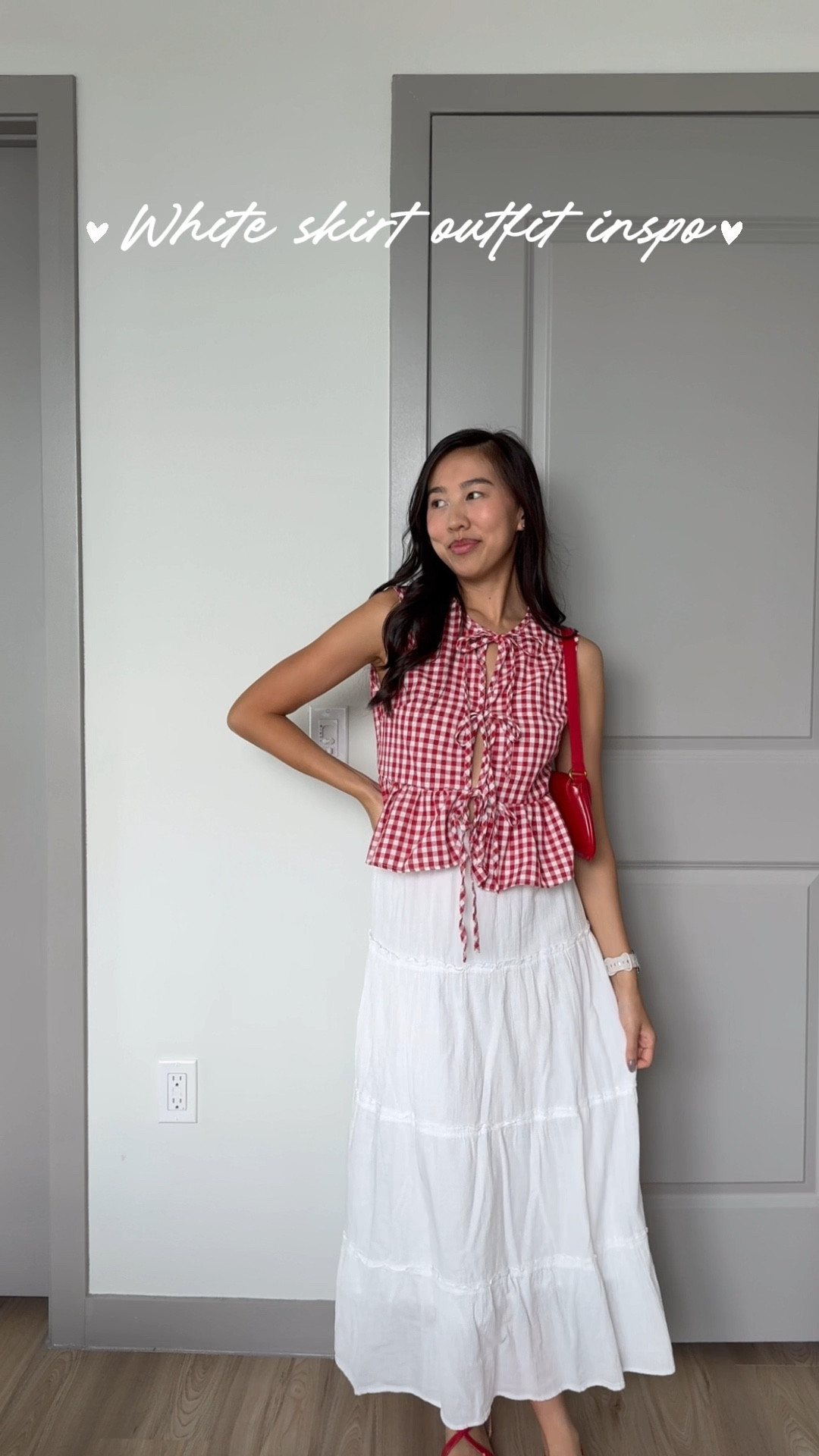 Top (XS), skirt (small), white skirt outfit, Amazon outfit, white skirt outfit idea, summer outfit, gingham top 

#LTKFindsUnder50 #LTKPetite #LTKSeasonal