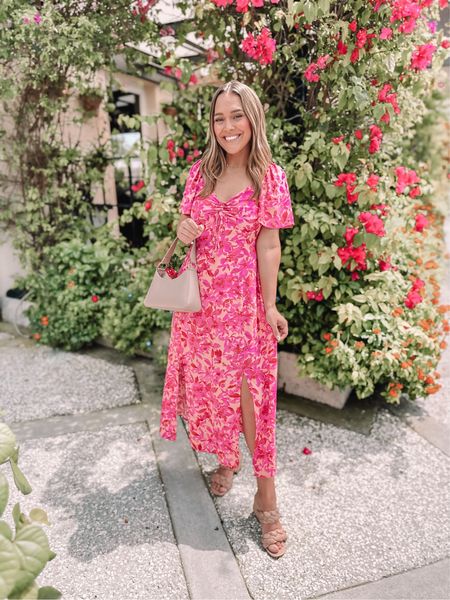 The prettiest dress for spring under $50 amirite?! 🌸💗 code CARASPRING25 for sitewide discount! @magnoliaboutiqueindianapolis #ootd #springstyle #chicagoblogger 

#LTKsalealert #LTKfindsunder100 #LTKSeasonal