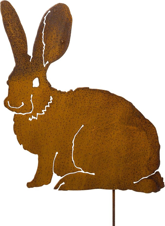 Mama Bunny Garden Stake | Realistic Rabbit | Long Ear Bunny | Garden Decor | Animals | Forest Ani... | Amazon (US)