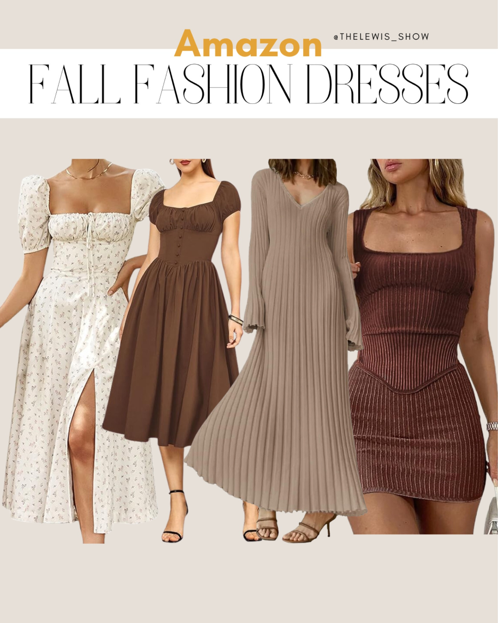Fall Amazon Dresses 

#LTKSeasonal #LTKStyleTip