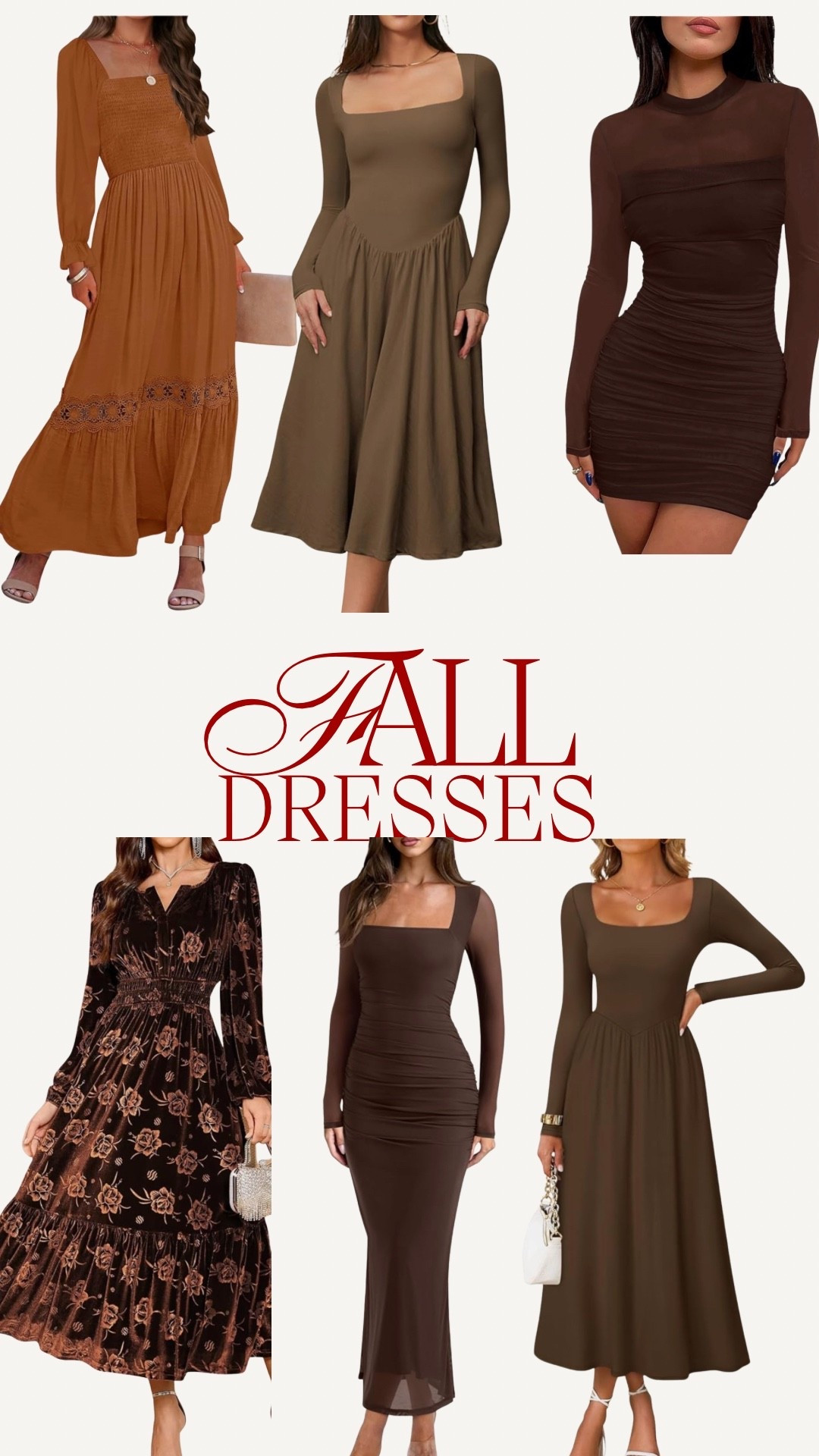 Beautiful brown inspired dresses from Amazon! 

#LTKSeasonal #LTKFindsUnder100 #LTKStyleTip