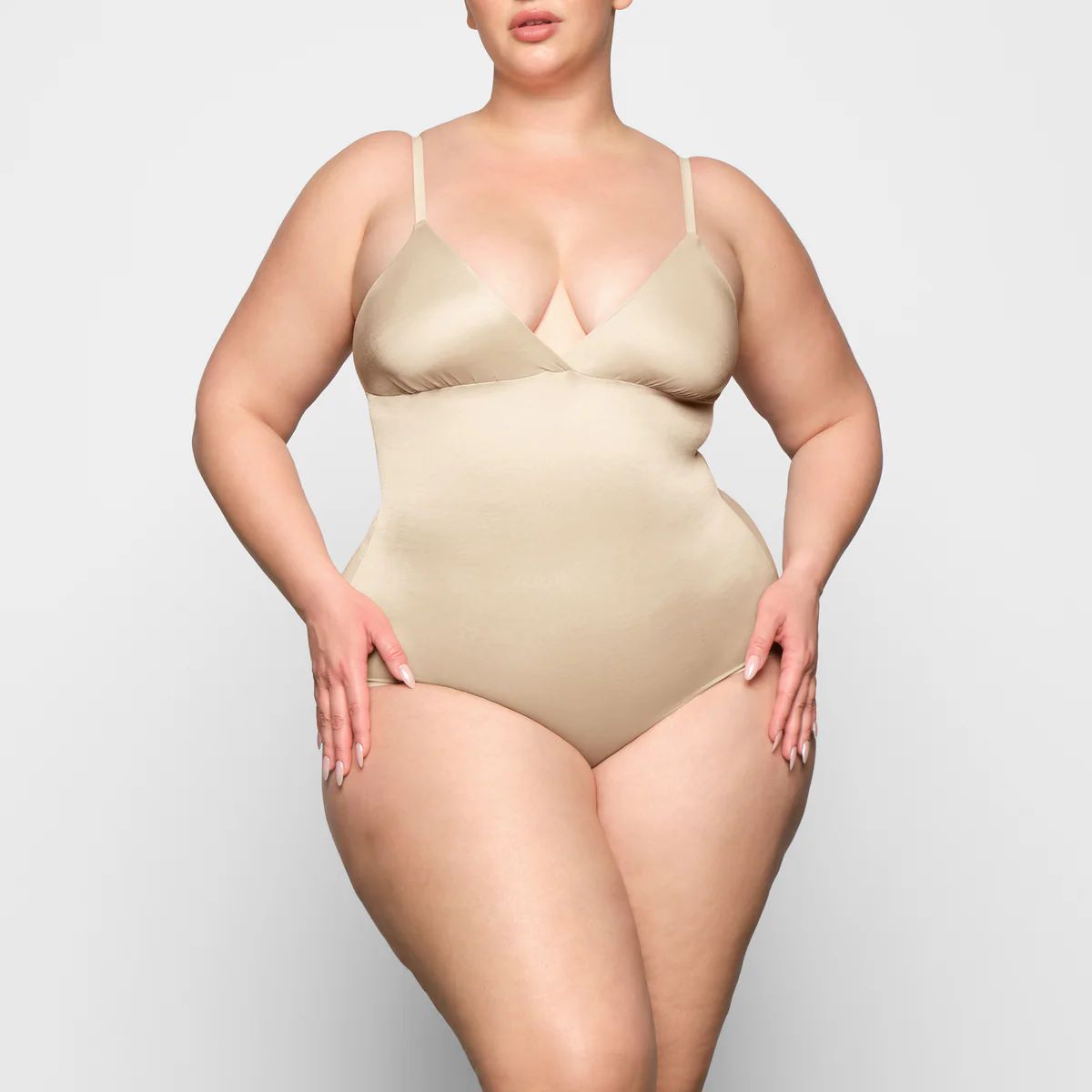 BARELY THERE BODYSUIT BRIEF W/ SNAPS | SKIMS (US)