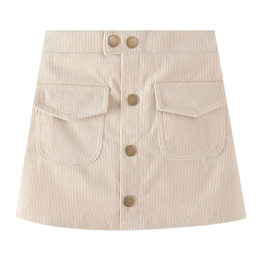WELAKEN Girls and Toddler's Corduroy Short Mini Skirt | Amazon (US)