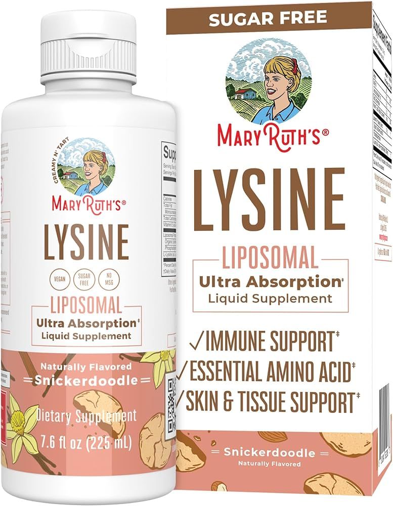 Vegan Lysine Supplement by MaryRuth's | Ultra Absorption | Lysine 500mg | Collagen Formation Supp... | Amazon (US)
