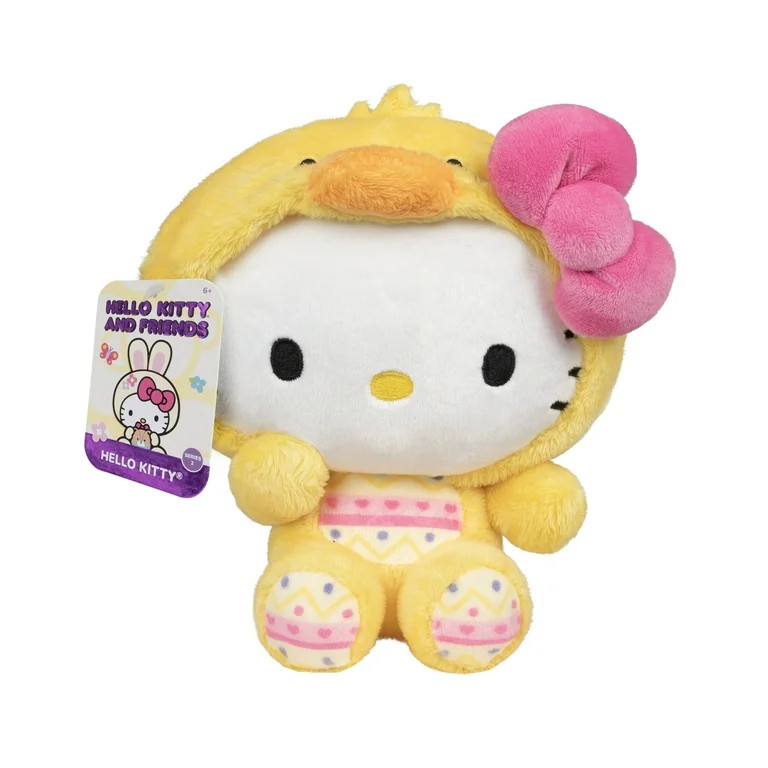 Hello Kitty® and Friends Easter Plush Toy - 8-inch Hello Kitty® as a Chick | Walmart (US)