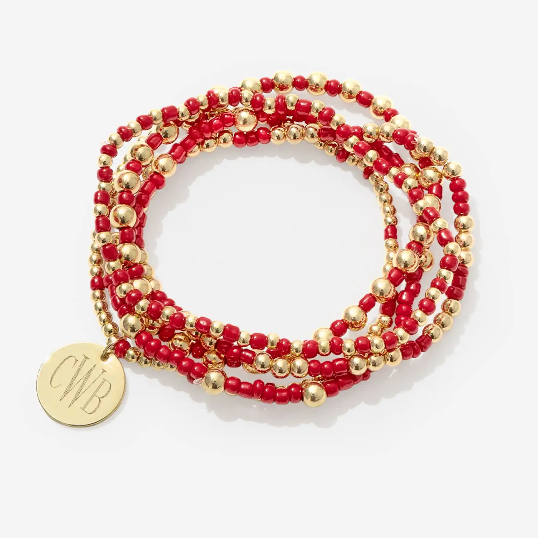 Monogrammed Gameday Bracelet Stack | Marleylilly