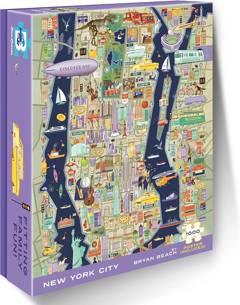 Blue Lobster 1000 Piece Puzzle (New York City) | Amazon (US)
