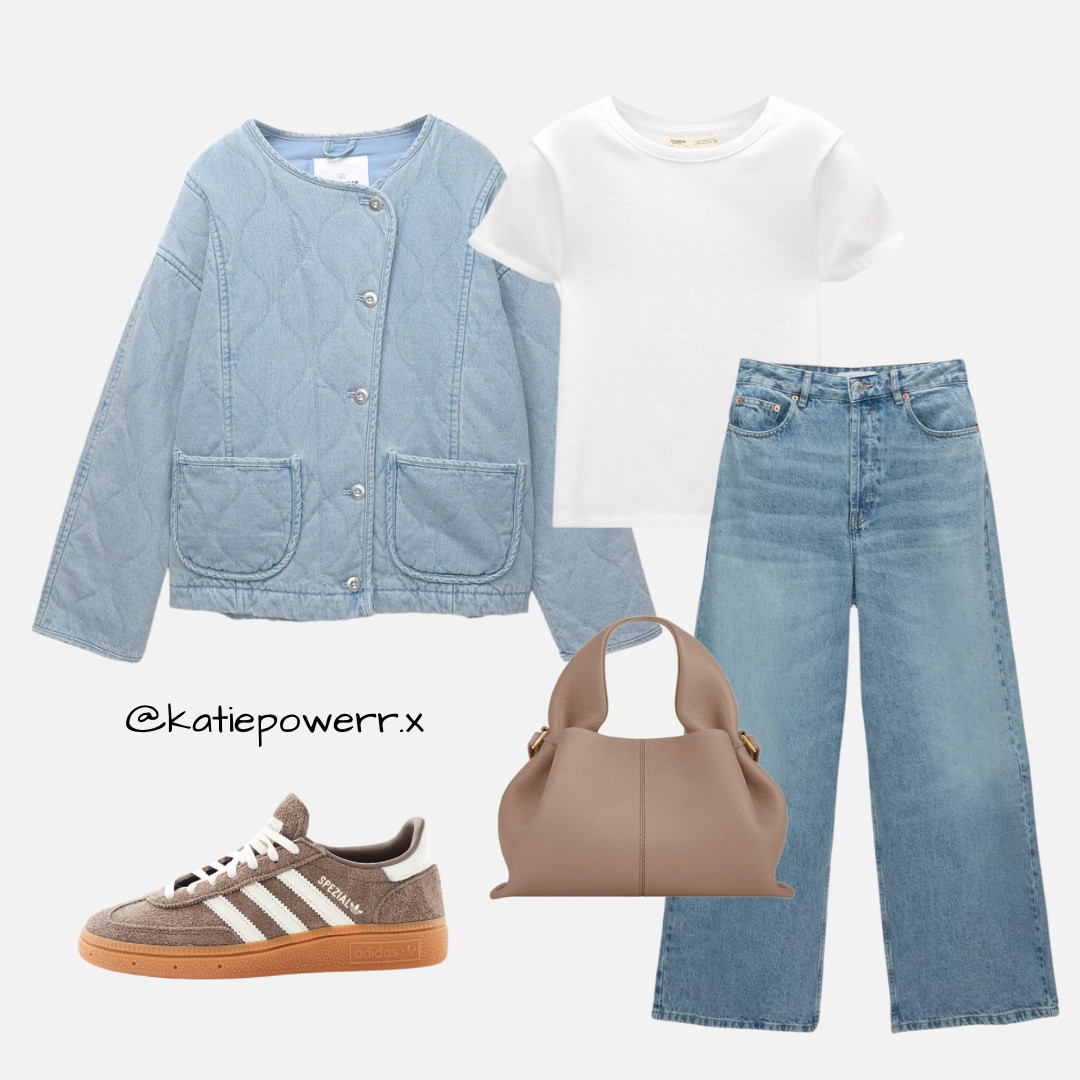 Styled two double denim looks with this gorgeous new jacket!! Perfect for Spring! 🤍🌸 Make sure you’re following for part 2 of styling this jacket in different ways 😍 

#LTKspring #LTKFashionMonth #LTKuk