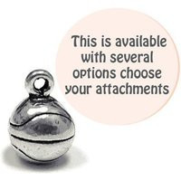 Basketball Ball Charm Sterling Silver 8mm, Silver Sports Charms, Team Charms - Sp943 | Etsy (US)