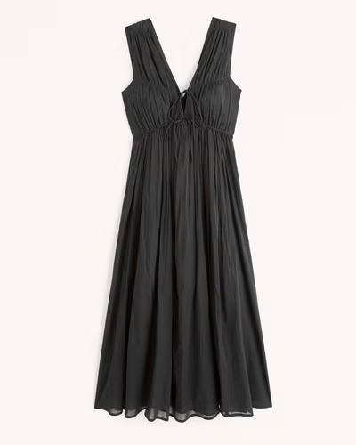 Tank Tie-Front Maxi Dress | Abercrombie & Fitch (US)