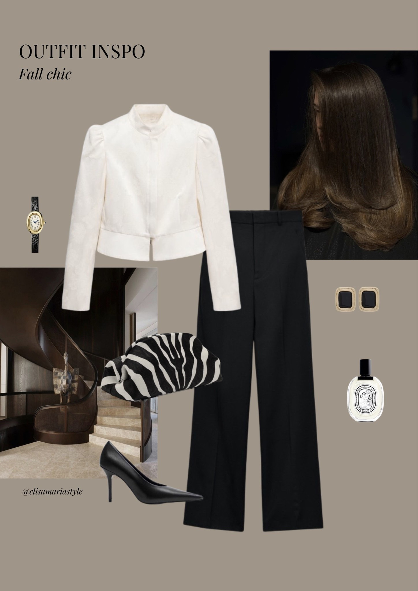 Chic fall outfit idea 🍸