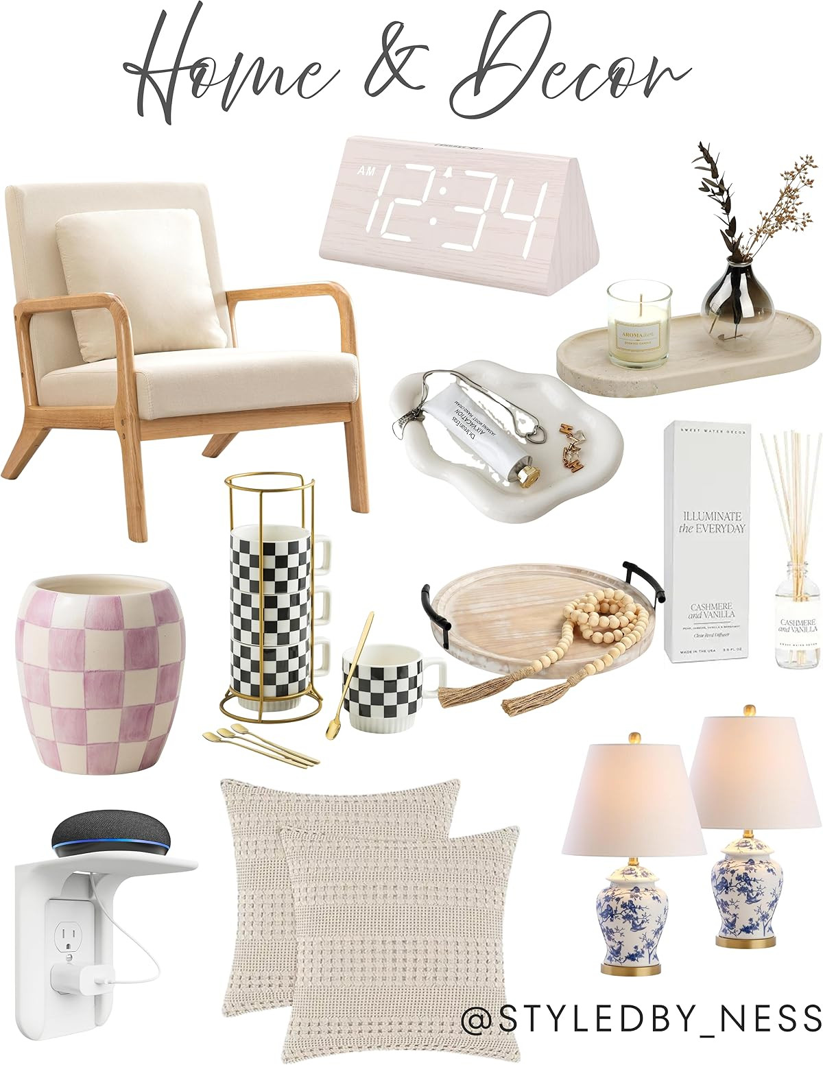 My top home and decor picks to upgrade your space. Check out these stylish and cozy finds now! 🌸 #homedecor #styledby_ness 

 #LTKdayinmylife #LTKHome #LTKSaleAlert