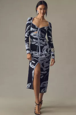 Significant Other Atlas Long-Sleeve Cutout Midi Dress | Anthropologie (US)