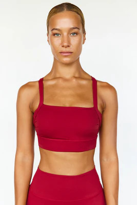 Astoria LUXE BALANCE Signature Sports Bra - Dark Cherry | astoria activewear