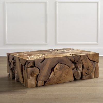 Root Rectangular Coffee Table | Frontgate