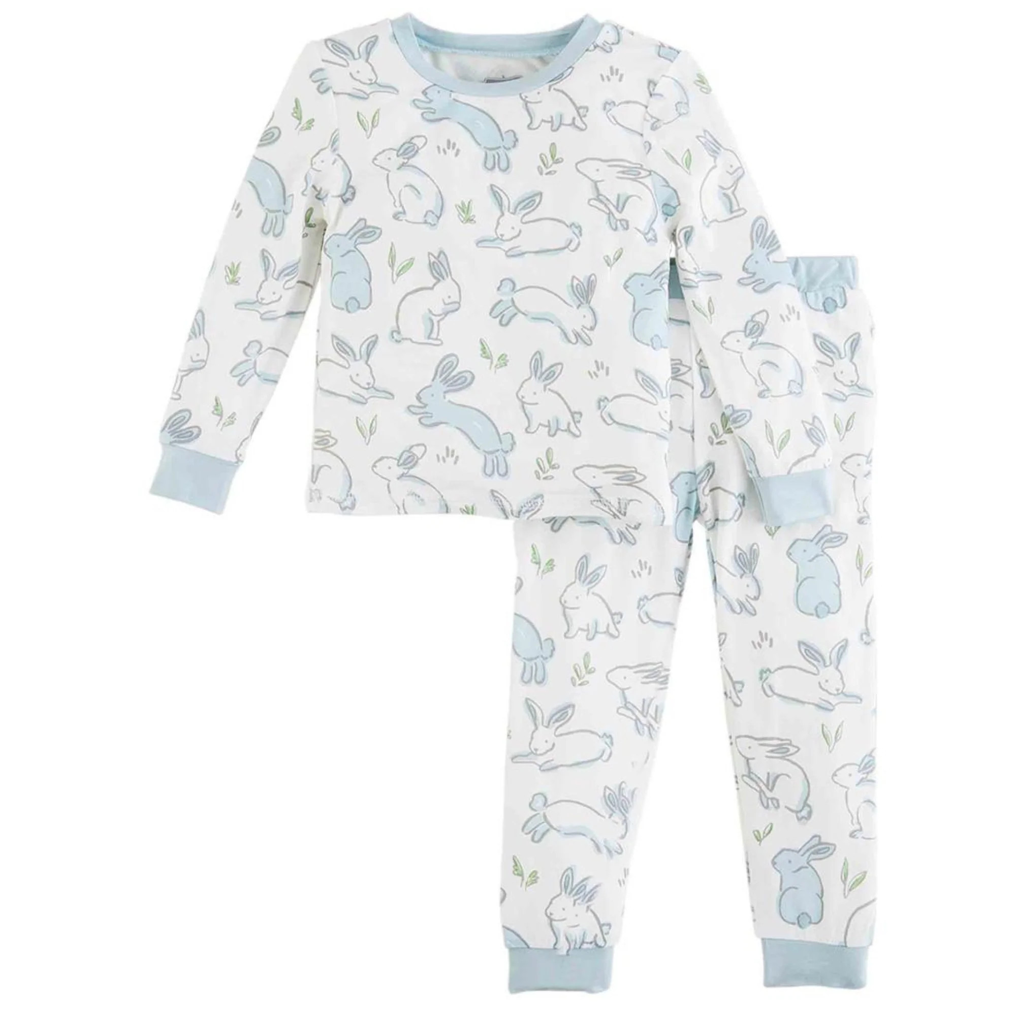 2-Piece Pajama Set, Blue Bunny | SpearmintLOVE