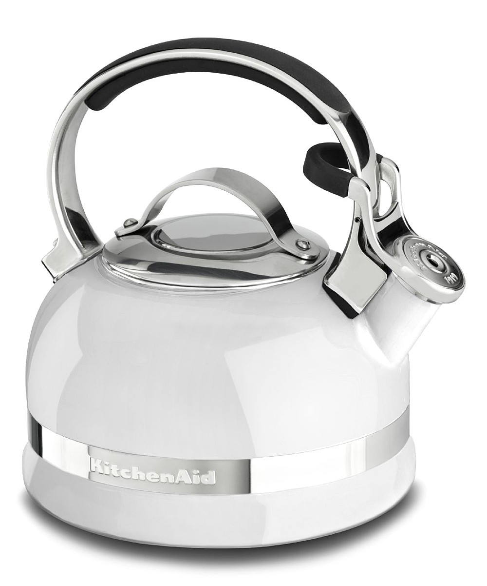 KitchenAid Tea Kettles - Silver 2-Qt. Stove Top Kettle with Full Stainless Steel Handle | Zulily