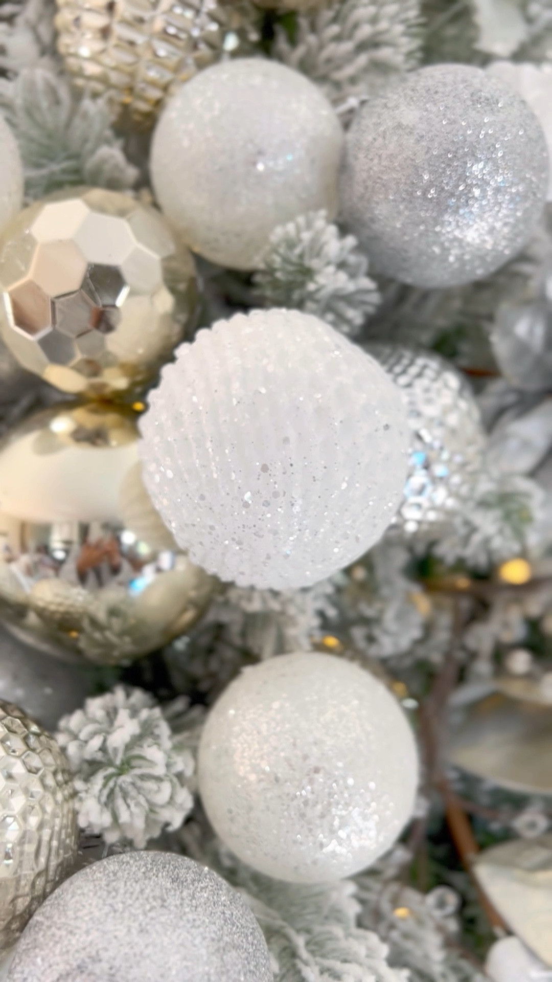 Winter wonderland themed christmas tree decor! holiday ornaments | gold | white | silver 

#LTKCyberWeek #LTKFindsUnder50 #LTKHoliday