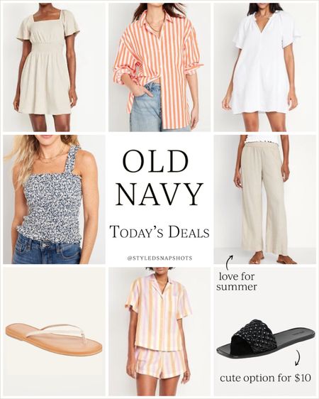 Today’s deals at Old Navy! Lots of cute pieces for summer 

#LTKfindsunder50 #LTKstyletip #LTKsalealert