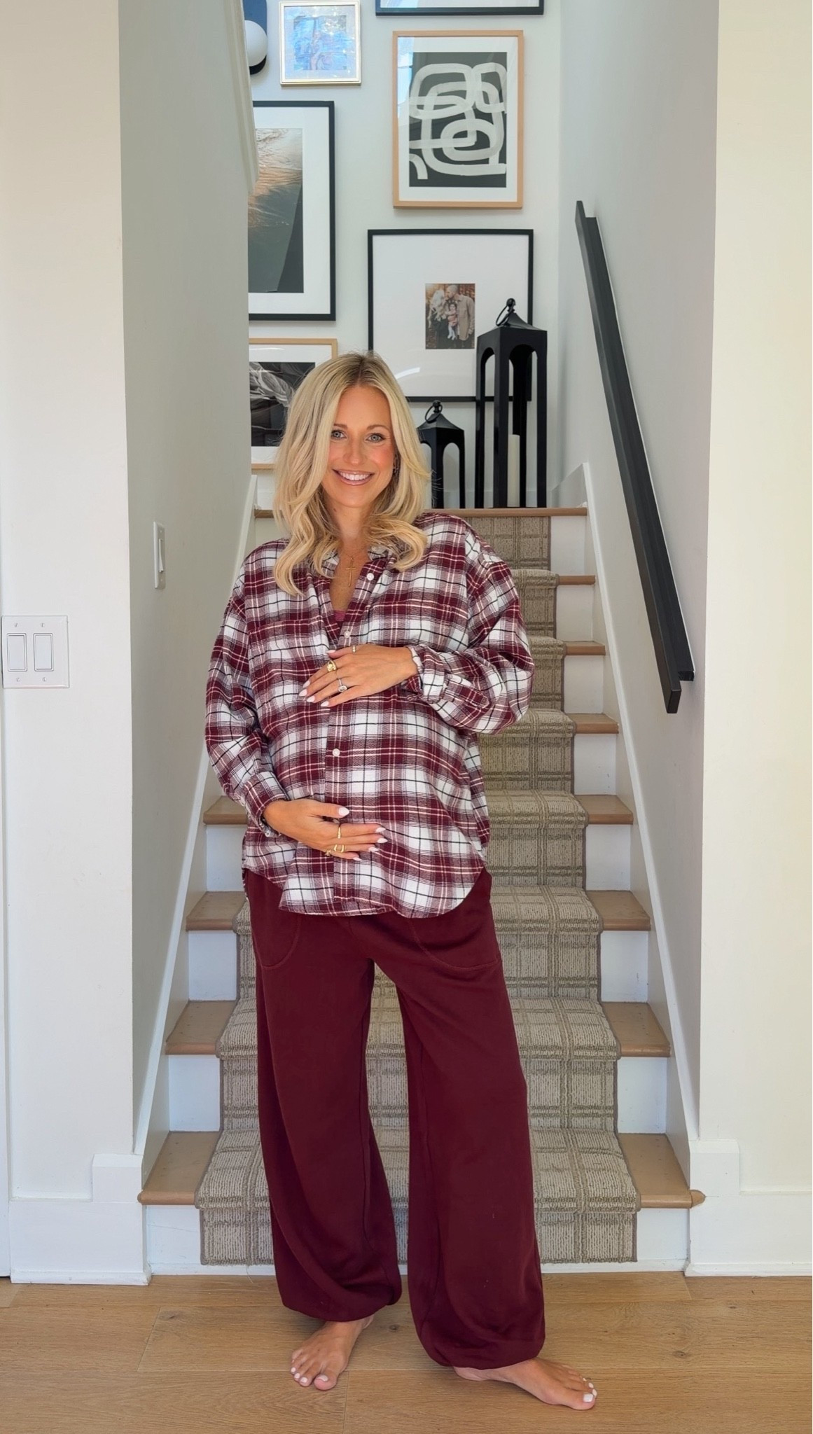 Wearing smalls!