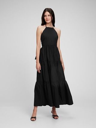 Tie-Back Halter Maxi Dress | Gap (US)