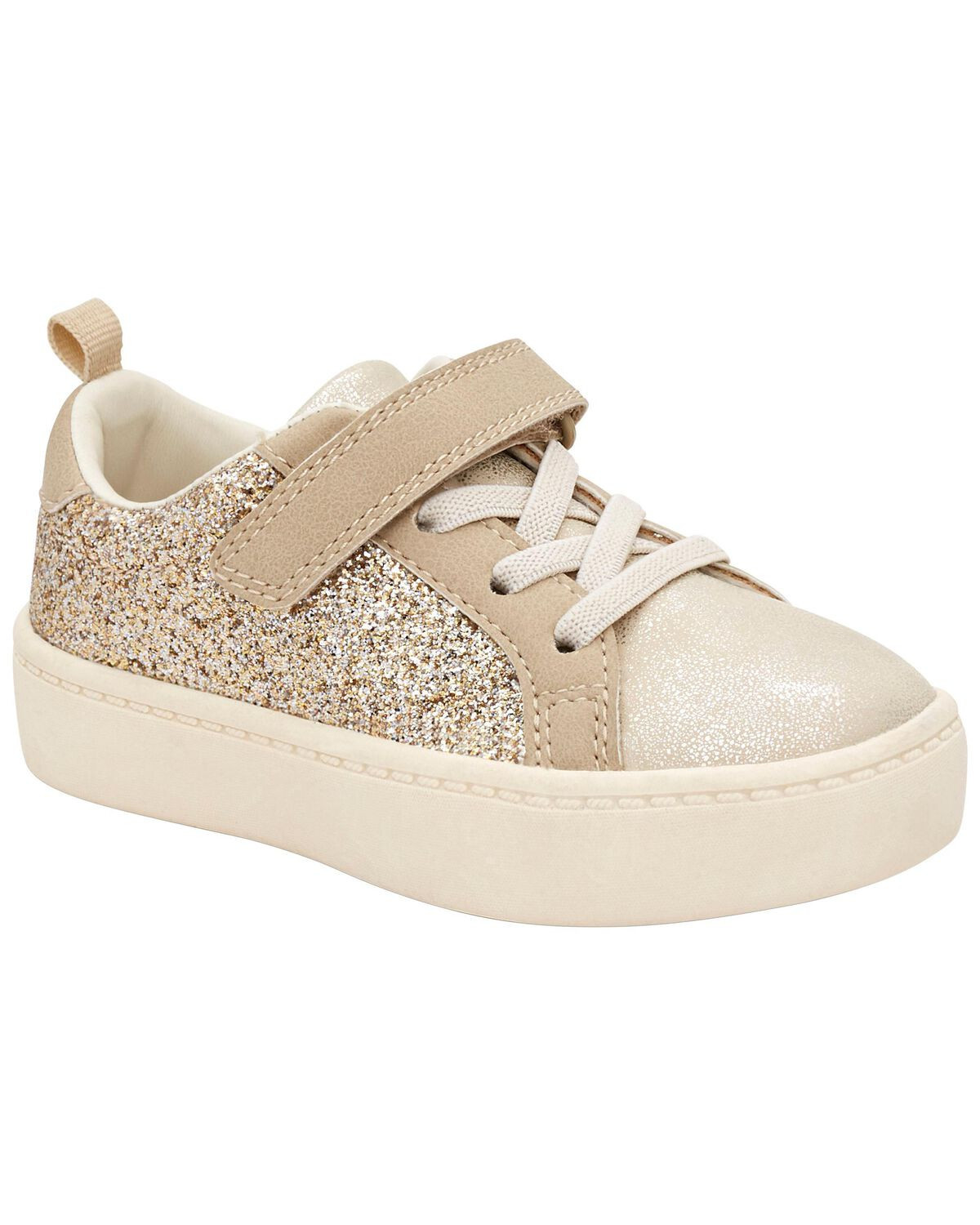 Gold Toddler Glitter Sneakers | carters.com | Carter's