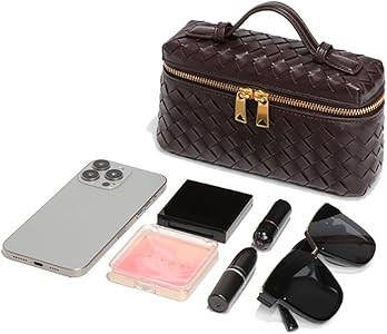 Womens Woven Crossbody Handbag Fashion Leather Top Handle Bag | Amazon (US)