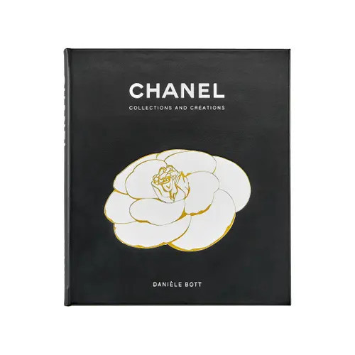 Graphic Image Chanel Collections and Creations Leather Coffee Table Book in Black at Nordstrom | Nordstrom