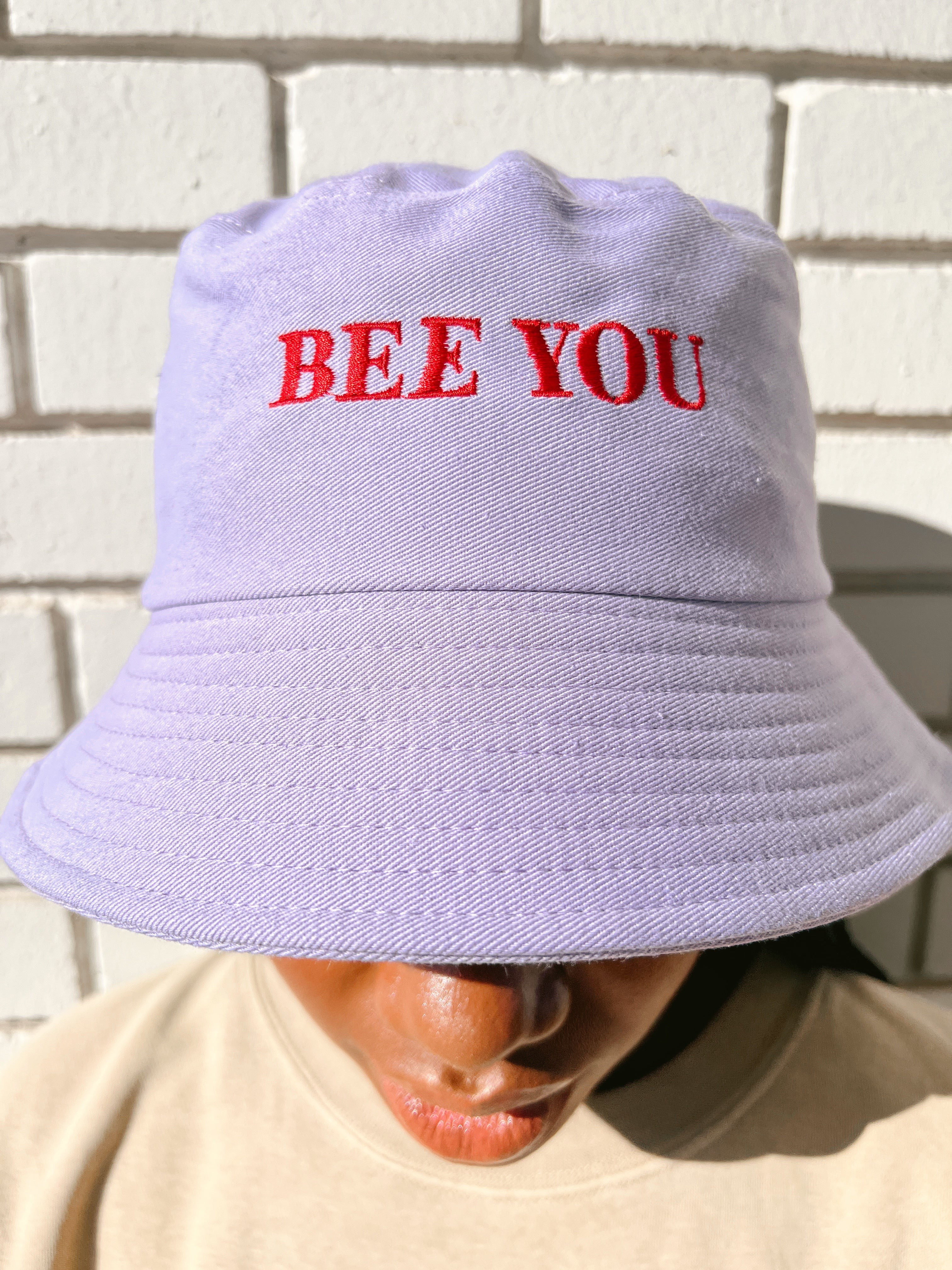 BEE YOU Bucket Hat- Lavender | Beauty Disclaimer Brand LLC