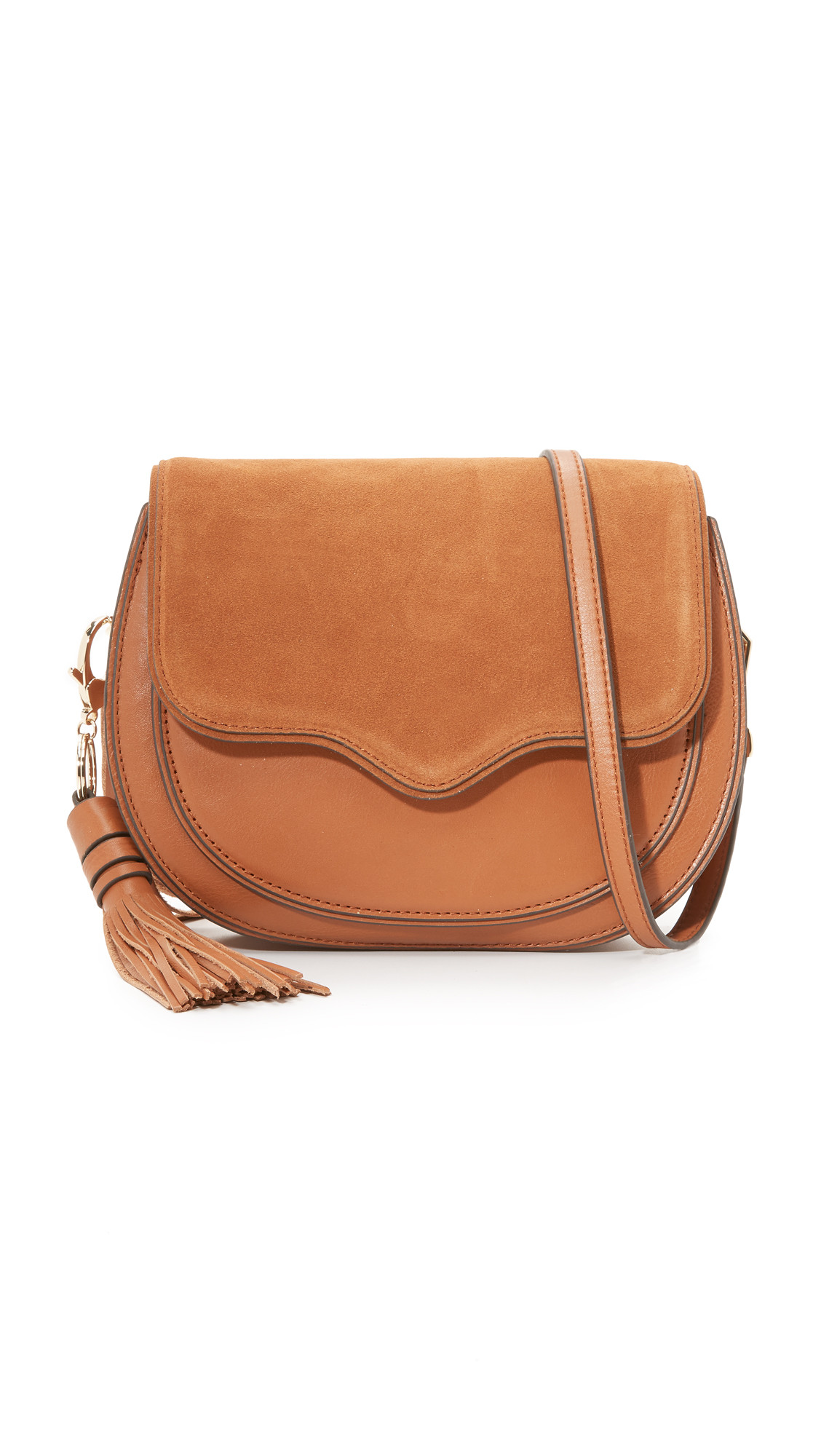 Rebecca Minkoff Large Suki Saddle Bag - Almond | Shopbop