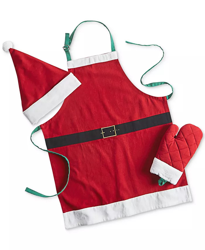 Martha Stewart Collection Kids' Santa Apron Set, Created for Macy's & Reviews - Kitchen Gadgets -... | Macys (US)