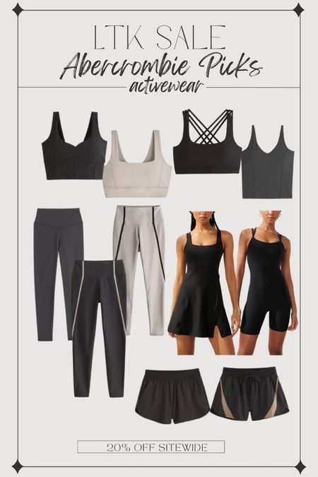 LTK SALE 🎉
↳ Abercrombie Activewear Picks! 
🚨‼️ 20% OFF SITEWIDE WITH CODE AFLTK

—
Activewear, matching set, matching activewear set, spring outfit, spring style, winter activewear, athleisure, sports bra, leggings, fall activewear, casual outfit, casual outfits, active set, workout clothes, gym outfit, athleisure outfit, daytime casual, casual style, YBP, sale, clearance 