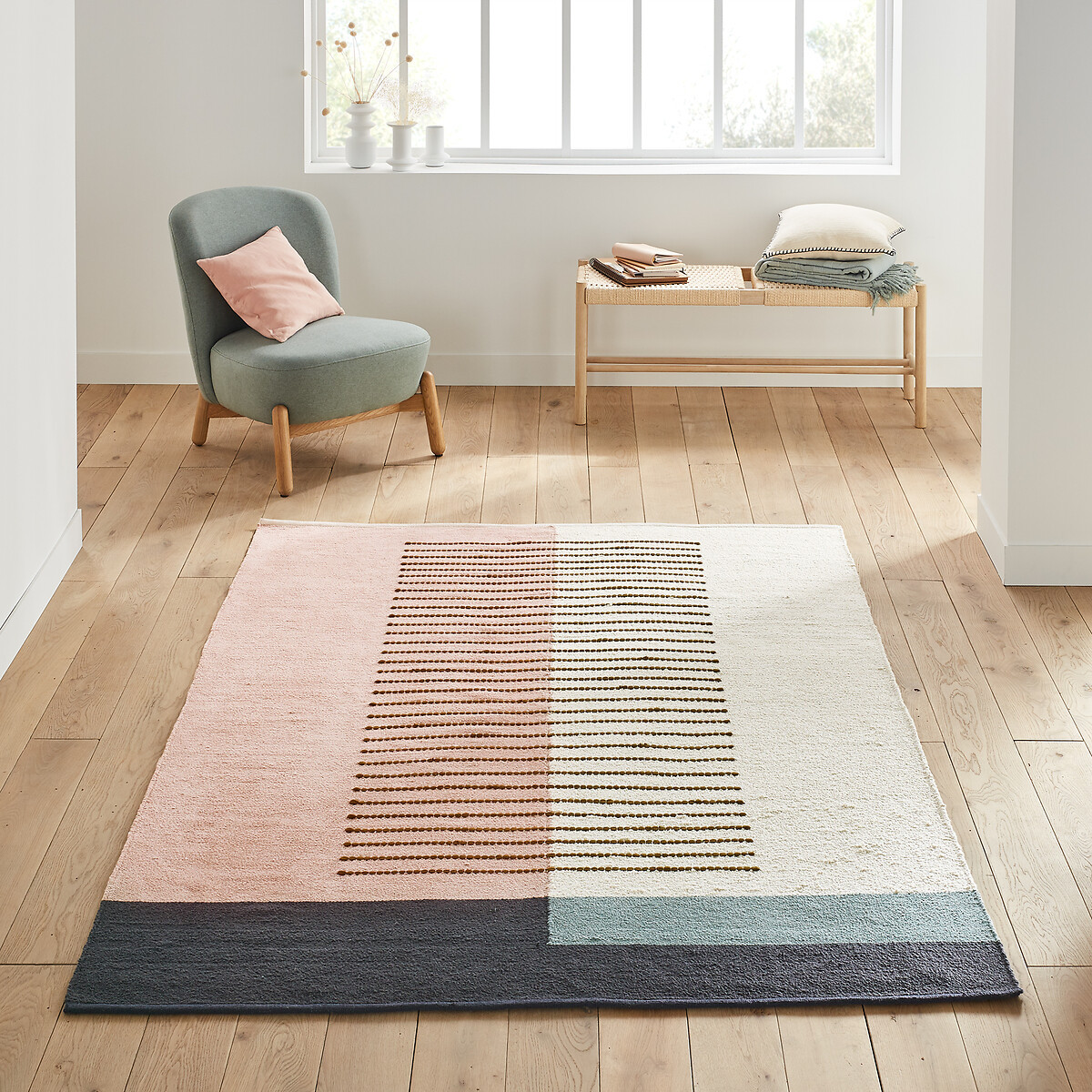 Bapsy Cotton Rug | La Redoute (UK)