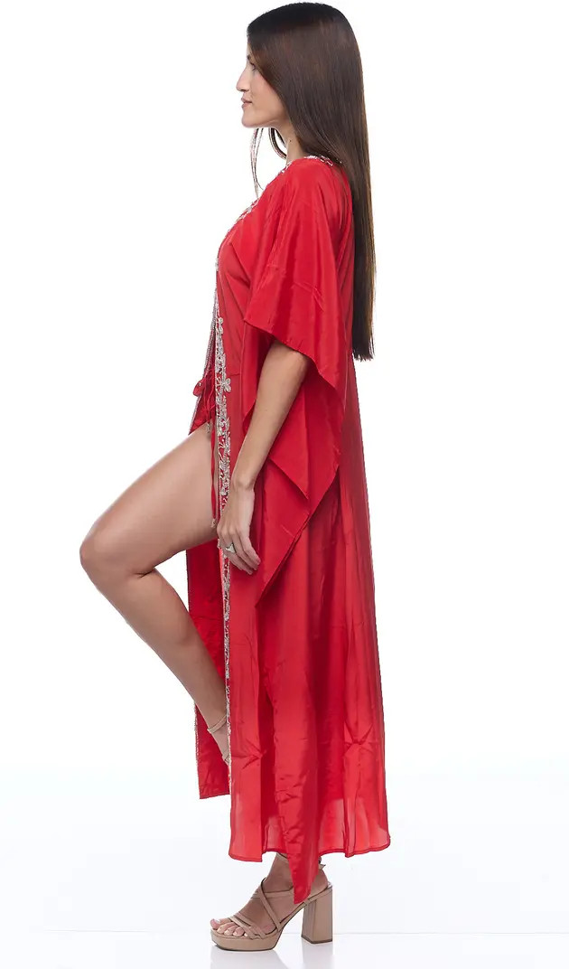 RANEES Embellished Longline Duster | Nordstromrack | Nordstrom Rack