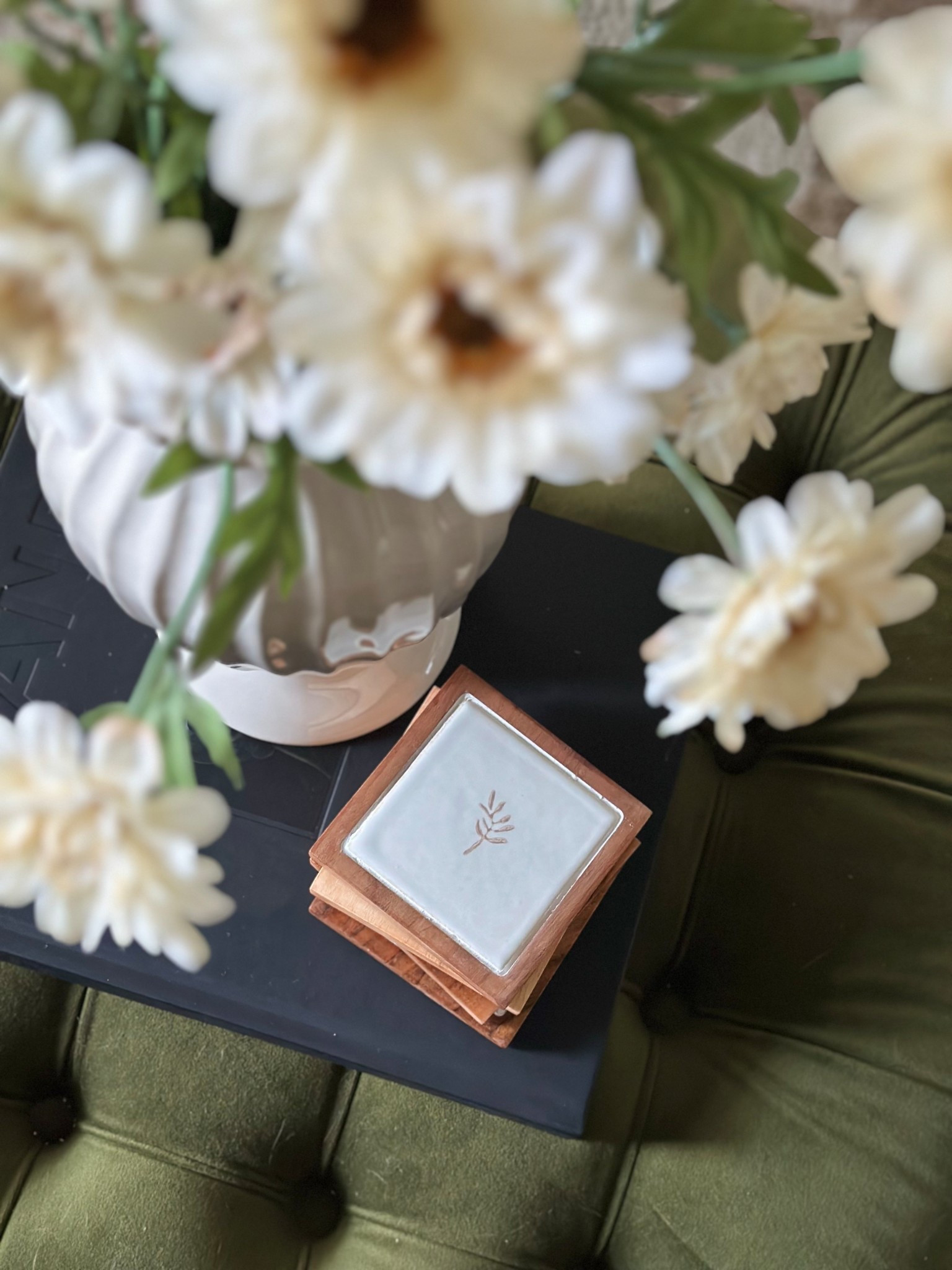 The cutest coasters! 🤎🤍

#LTKHome #LTKSeasonal