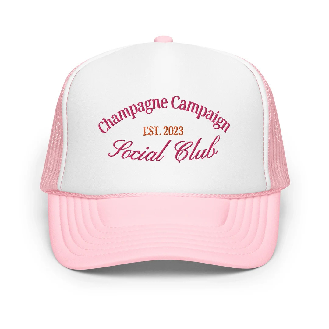 Champagne Campaign Social Club Trucker Hat - Etsy | Etsy (US)