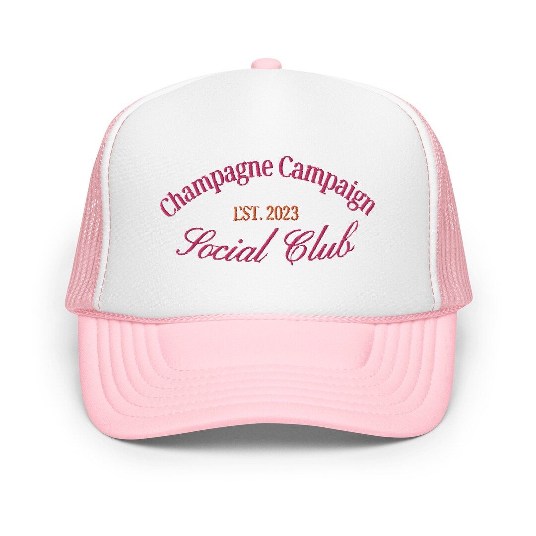 Champagne Campaign Social Club Trucker Hat - Etsy | Etsy (US)
