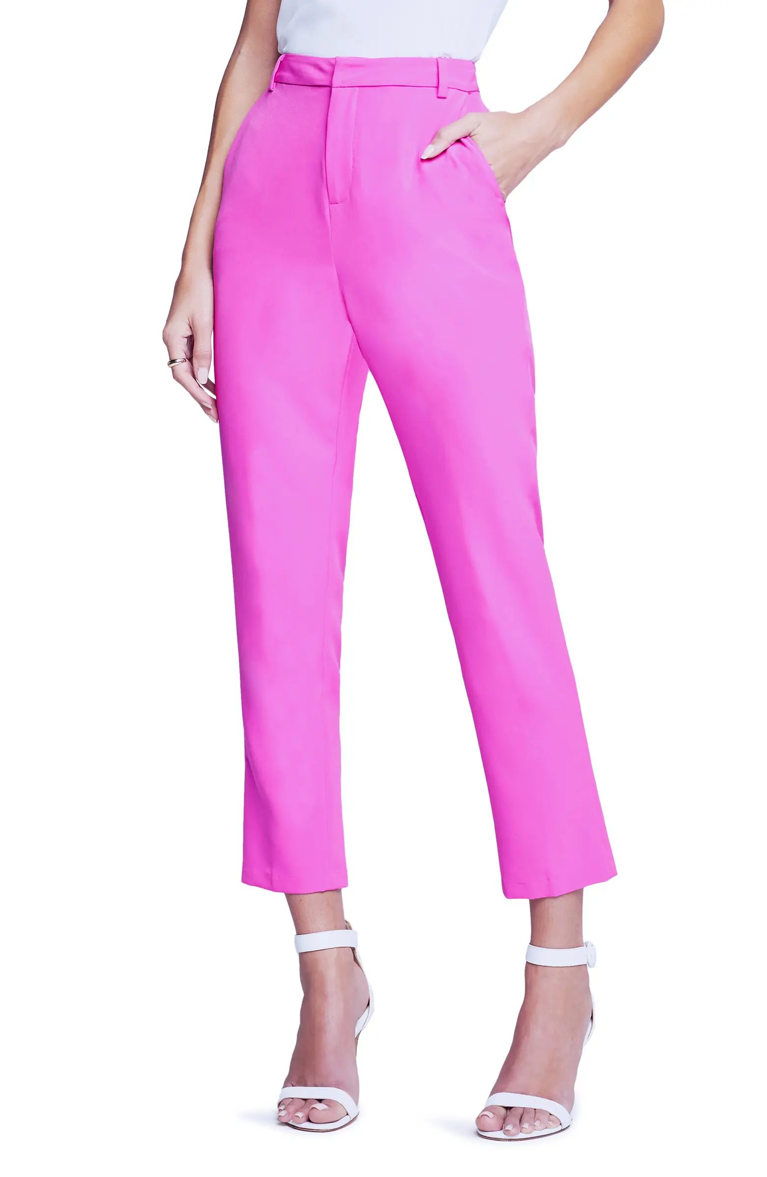 L'AGENCE Ludivine Crop Trousers | Nordstrom | Nordstrom